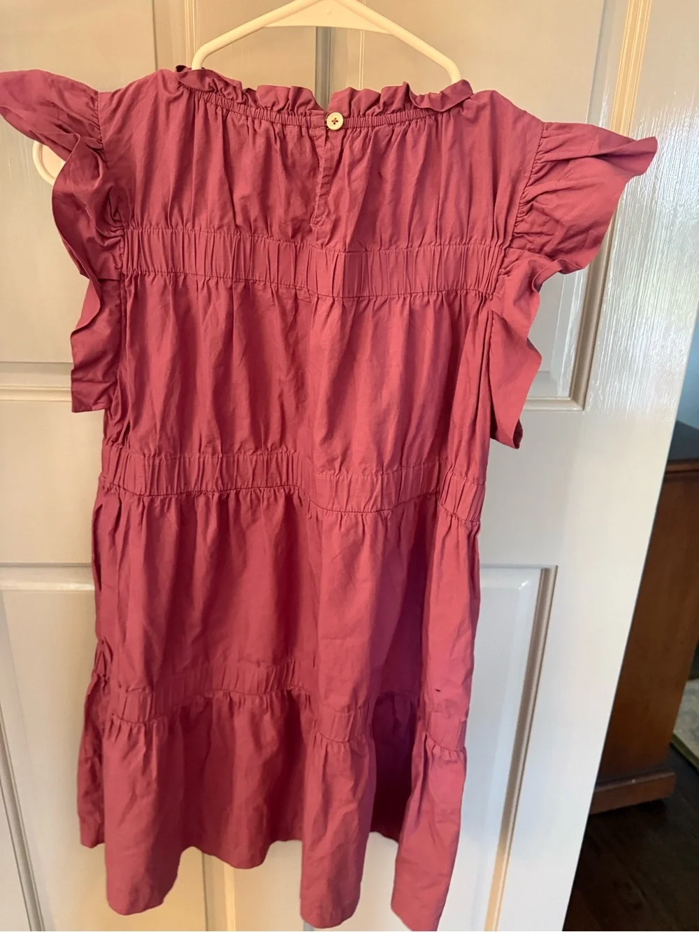 Sea New York ruffle sleeved purple dress Ruffle girls 10